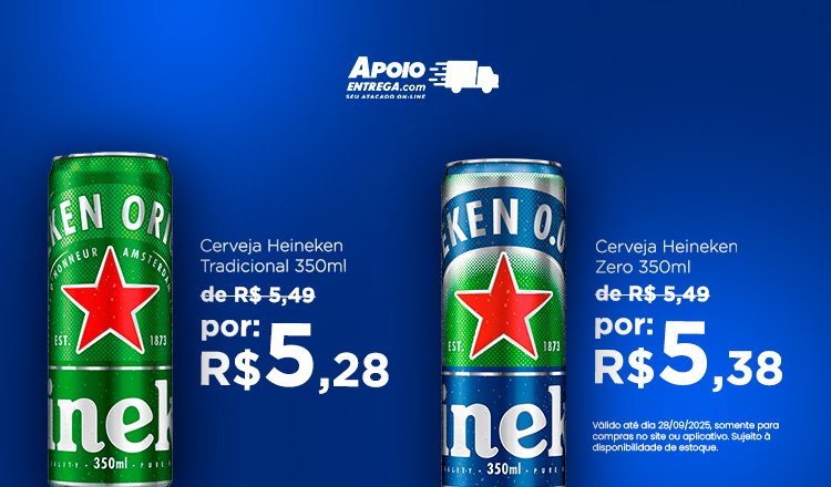 Cerveja Heineken  28/09
